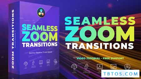 Videohive Seamless Zoom Transitions for Davinci Resolve