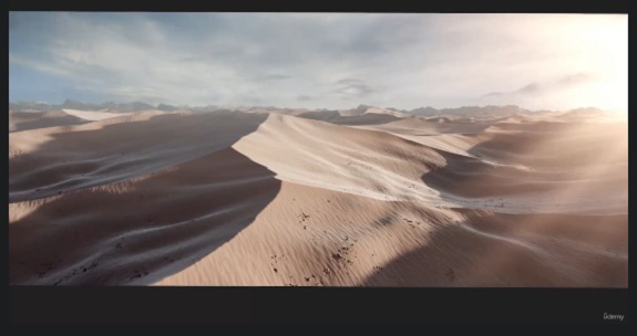 Udemy Master 3D Environments in Blender Vol 1 Desert