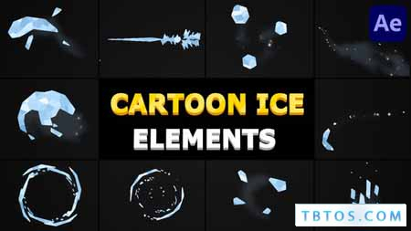 Videohive Cartoon Ice Elements After Effects