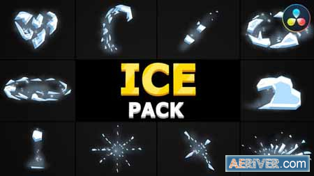 Videohive Cartoon Ice Pack DaVinci Resolve