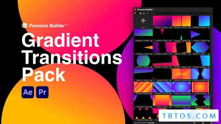 Videohive Gradient Transitions Pack