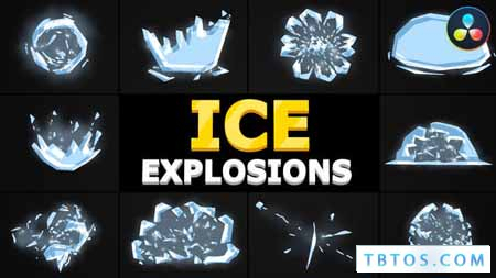 Videohive Ice Explosions DaVinci Resolve