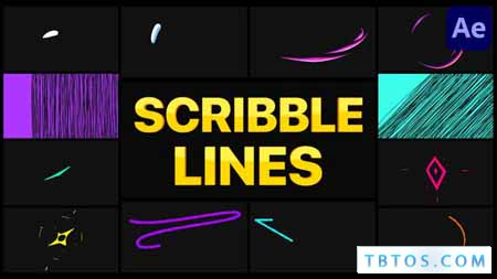 Videohive Scribble Lines After Effects