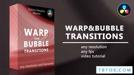 Videohive Warp Bubble Transitions for DaVinci Resolve
