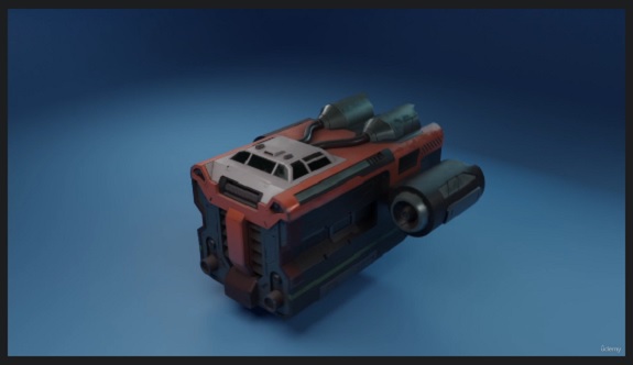 Udemy Sci fi Vehicle Creation with Blender and Substance Painter