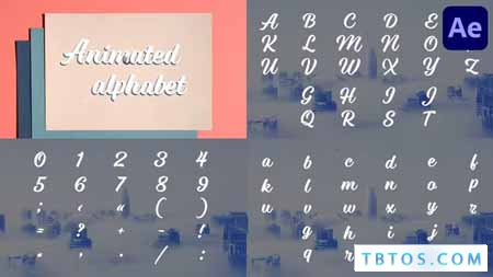 Videohive Animated Alphabet After Effects