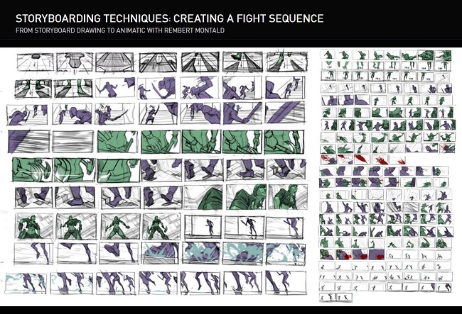 The Gnomon Workshop Storyboarding Techniques Creating a Fight Sequence 2022