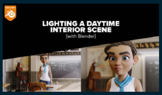 Skillshare Learn 3D Rendering by Lighting a Daytime Interior Scene Developing Skills in Blender