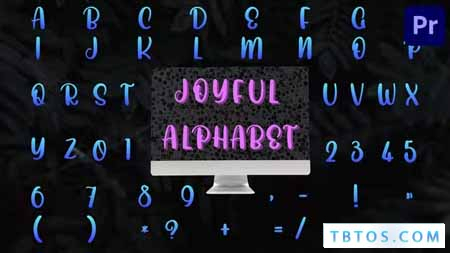 Videohive Joyful Alphabet Premiere Pro MOGRT