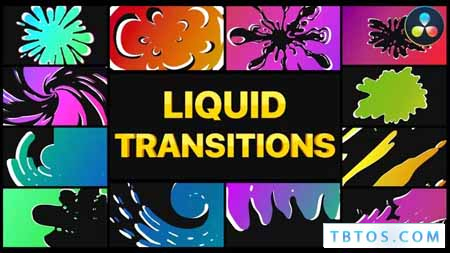 Videohive Liquid Transitions DaVinci Resolve