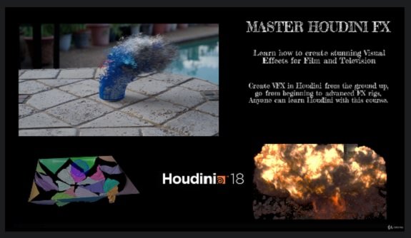 Udemy Master Houdini FX Create Stunning Visual Effects rigs