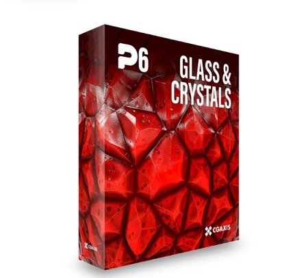 CGAxis Physical 6 Glass and Crystals PBR Textures