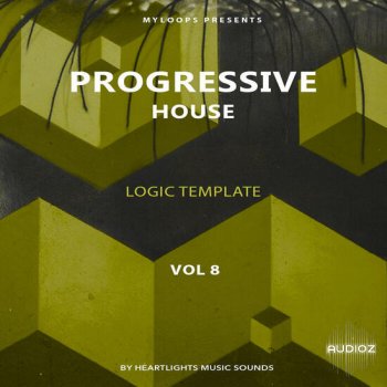 Heartlights Music Sounds Progressive House Template Vol 8 for Logic Pro X-DECiBEL screenshot