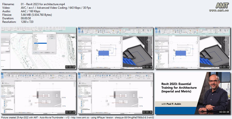 Revit 2023: Essential Training for Architecture (Imperial and Metric)
