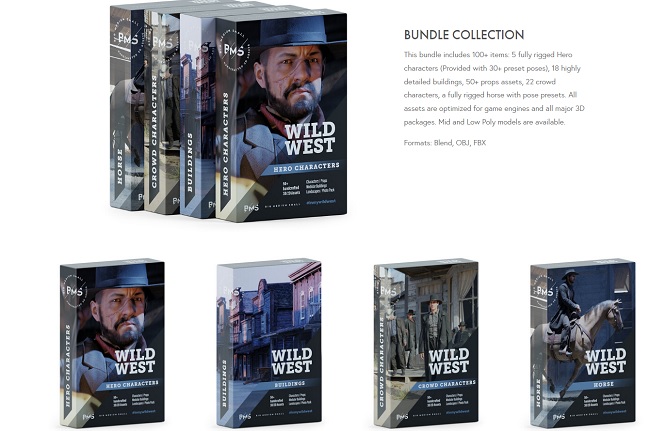 BigMediumSmall Wild West Collection Bundle