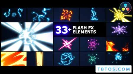 Flash FX Elements Pack DaVinci Resolve 38034461