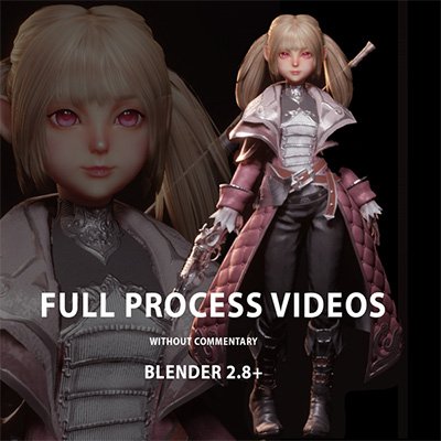 Gumroad Create an MMORPG character style in Blender