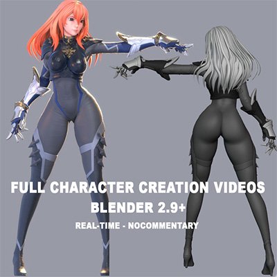 Gumroad Ninja Girl Character creation videos