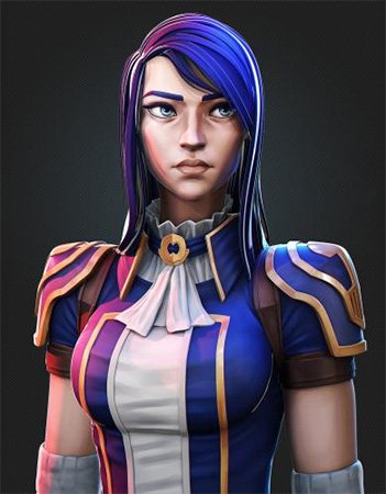 Gumroad Caitlyn Character Creation in Blender