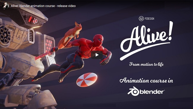 Gumroad Alive Animation course in Blender updated