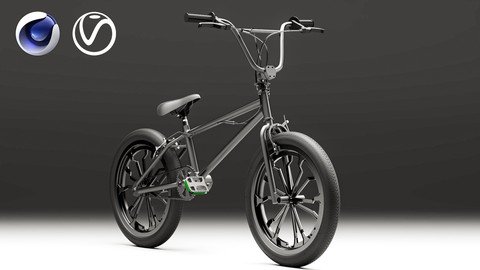 Bike Modeling and Rendering with Cinema 4D and V Ray 5