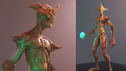 3D Game Character Creature Full Complete Pipeline