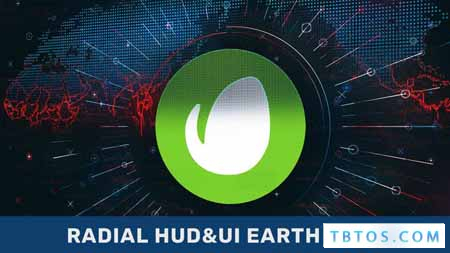 Radial HUD UI Earth Logo 38462751
