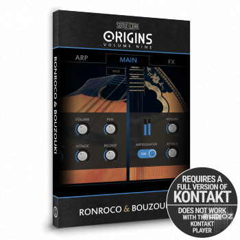 Sonuscore Origins vol 9 Ronroco Bouzouki KONTAKT