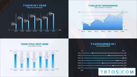 Videohive 7 Value Infographic Charts