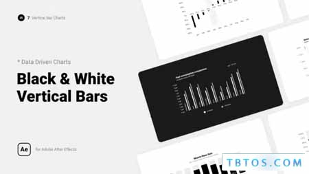 Black White Vertical Bar Charts 39438919