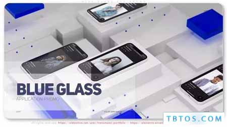Videohive Blue Glass App Promo
