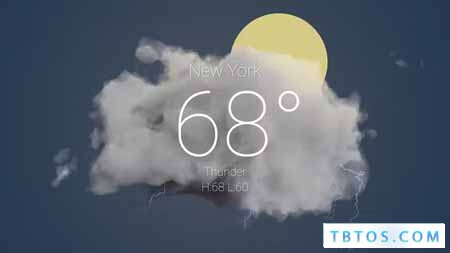Videohive Clean Weather Forecast