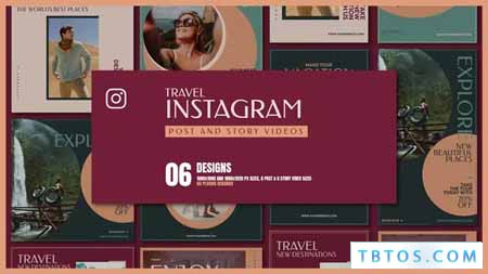 Videohive Travel Promo Instagram Posts and Stories