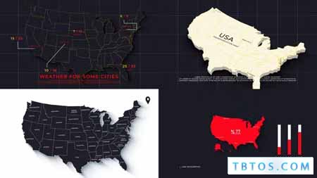 Videohive USA Map Promo Ver 0 2