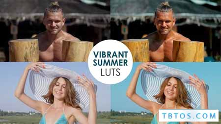 Videohive Vibrant Summer LUTs for Final Cut