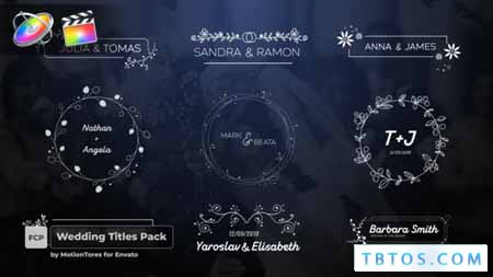 Wedding Titles Pack FCPX 27046215