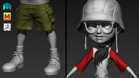Game Character Sculpting For Beginners With Zbrush Maya