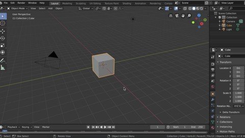 3D Reference Modeling Using Blender 2 8