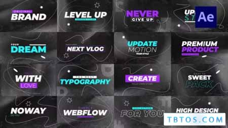 Videohive Abstract Text Titles