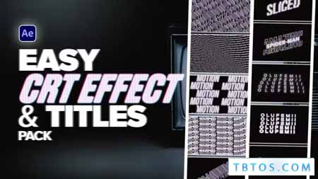 Videohive Easy CRT Effect Plus Titles