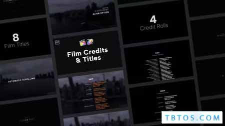 Videohive Film Credits Titles for Final Cut Pro X