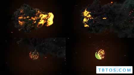 Videohive Fire Logo Reveal 2