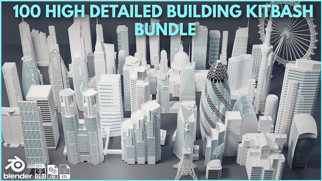 Artstation 100 Real World High Detailed Skyscrapers and Buildings