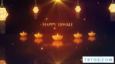 Videohive Happy Diwali Logo Reveal