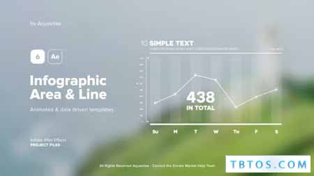 Videohive Infographic Area Line Graphs
