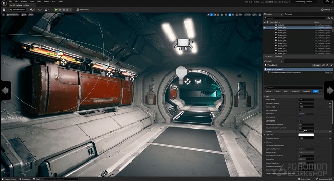 The Gnomon Workshop Creating A Sci fi Hallway In Unreal Engine 5