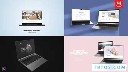 Videohive Website Presentation Laptop Mockup