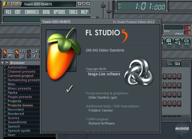 Image Line FL Studio Producer Edition XXL v5 0 2 H2O