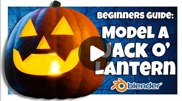 Blender 3D for Beginners Model a Jack o lantern