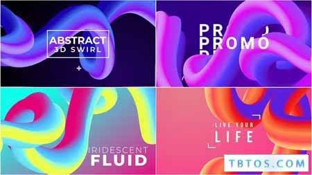 Videohive 3D Swirl Abstract Titles